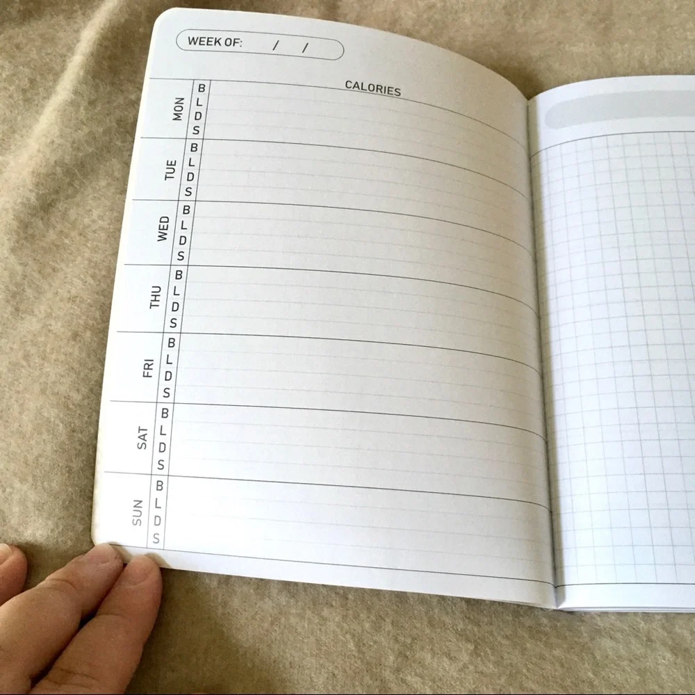 BOGO Weekly Meal and Fitness Planner Journal